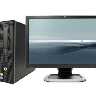 PC sestava HP EliteDesk 800 G2 SFF + 22" HP L2245wg Monitor (Quality Silver)