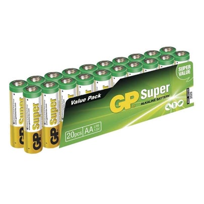 Baterie GP Super Alkaline Battery AA (LR6) - 20pcs