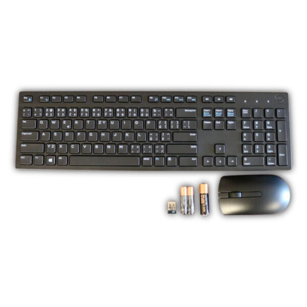 Set nové české bezdrátové klávesnice Dell a optické myši Dell