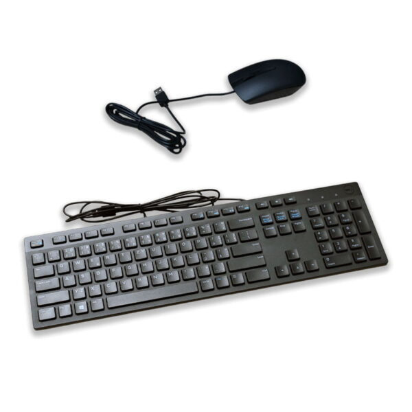 Set nové české drátové klávesnice Dell a optické myši Dell