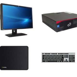 PC sestava Fujitsu Esprimo D556 + 24" HP ZR24w IPS Monitor (Quality Silver)