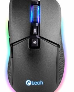 Myš C-Tech Dawn Gaming 6 400 DPI Cable USB Black