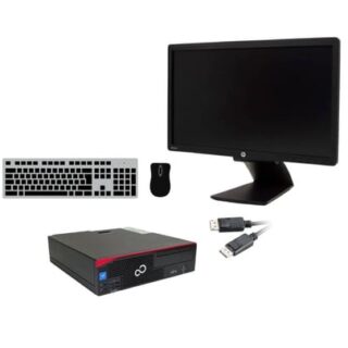 PC set Fujitsu Esprimo D556 SFF + Monitor HP Z22i 21