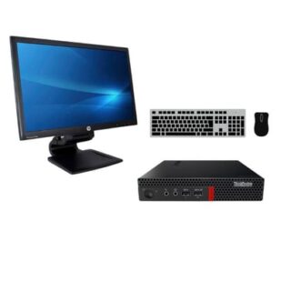 PC set Lenovo ThinkCentre M910q Tiny + Monitor HP Compaq LA2306x 23"