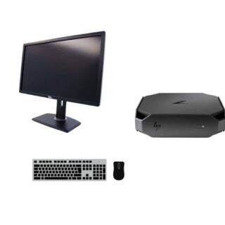 PC set HP Z2 Mini G4 Workstation + Monitor Dell Professional U2713Hm