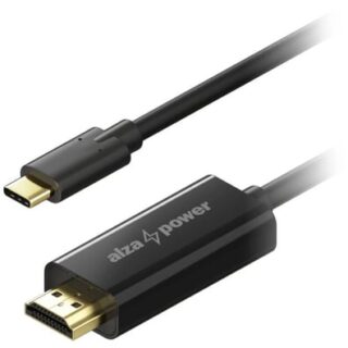 Cable HDMI AlzaPower Core USB-C to HDMI 4K 2m black
