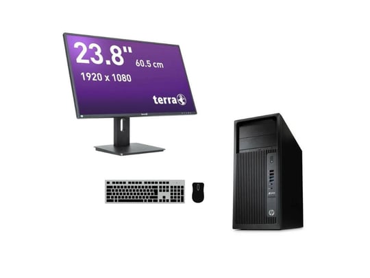 PC set HP Z240 Workstation (NVIDIA Quadro P2000 5GB) + Monitor TERRA 2456W PV