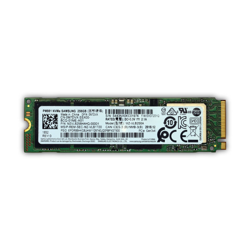 256GB SSD M.2 NVMe